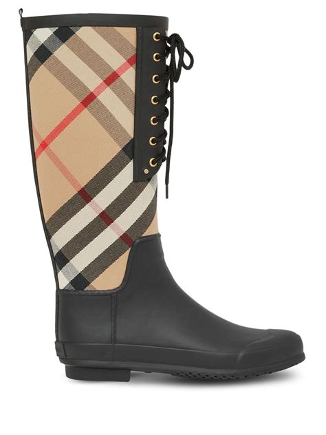 reputable cobbler burberry rain boots|net a porter Burberry rain boots.